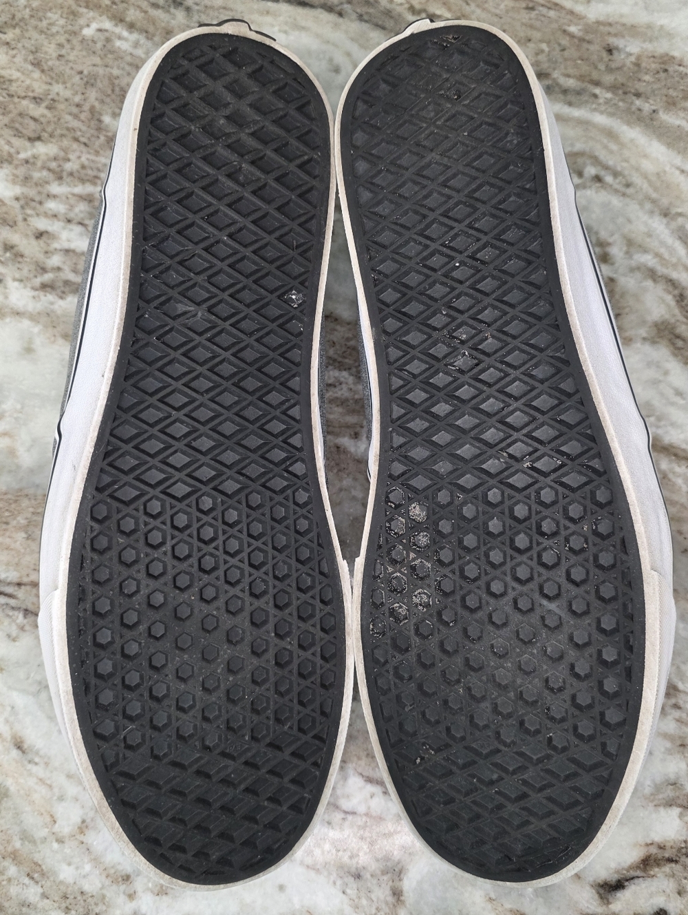 Vans Atwood Sneakers Grey/White Canvas Tennis Shoes Men's Size 13 - Picture 8 of 10